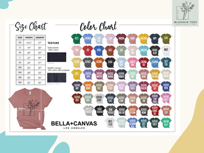 Trendy Flower Graphic T-shirt, Vintage Wording shirt, Fun Flower Tee, Hand-Drawn Flower, Boho Graphic Top, Women's Floral Tee, Crewneck Top