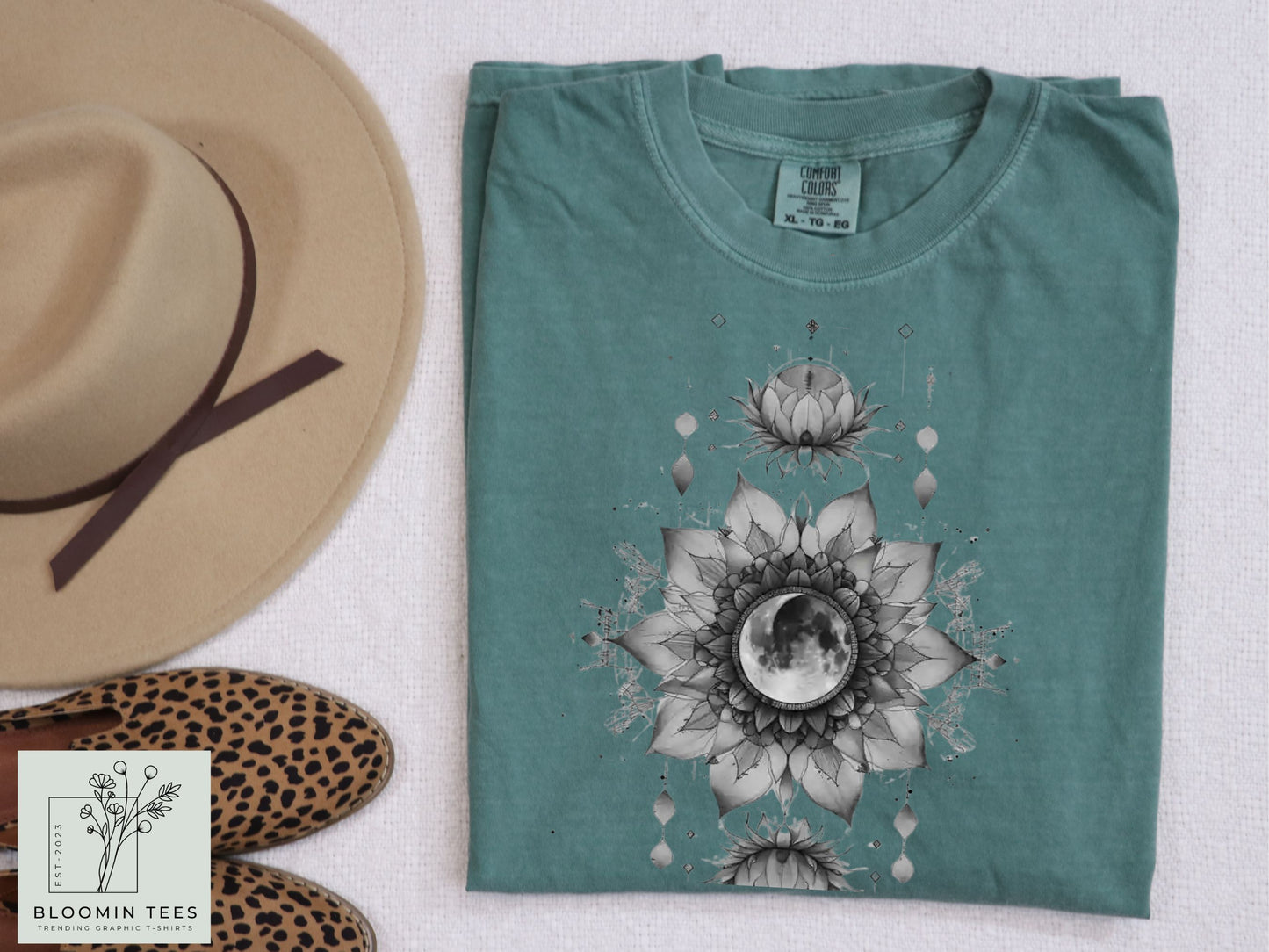 Mystic Moon And Sun Shirt, Mystical Moon Phase Shirt, Moon Phase T-Shirt, Boho Vintage Moon Shirt, Celestial Moon Shirt, Spiritual T-Shirt